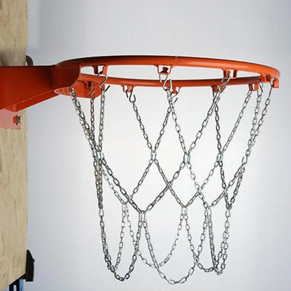 Basketball Net Replacement for Basketball Hoop, Standard Braided Chain, Heavy Duty, Steel
