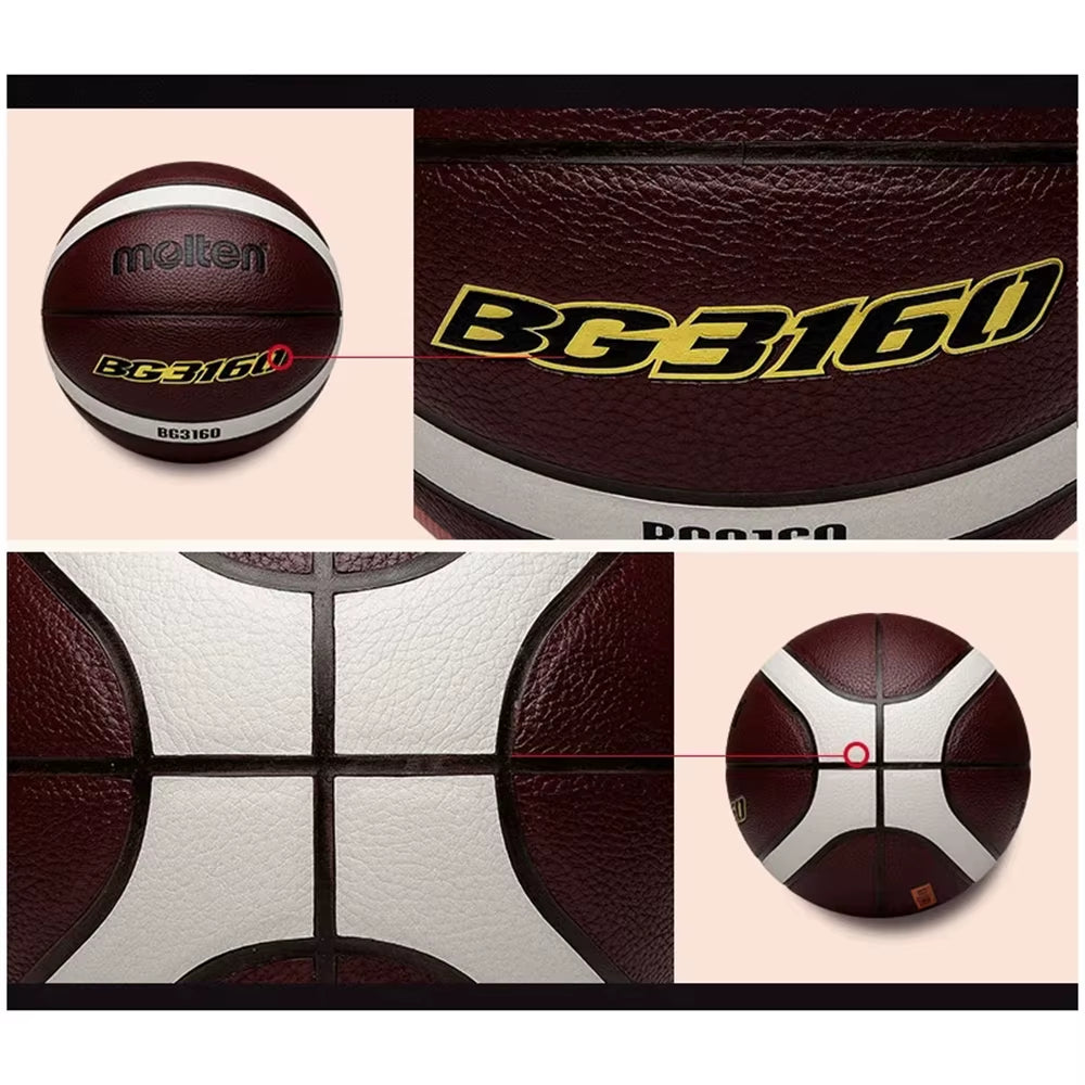 Basketballs Size 7 BG3160 Outdoor Indoor Match Training Balls for Youth Woman Man Standard Basketball