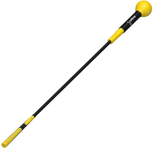Golf Swing Trainer Aid 48"/40" Warm-Up Stick for Strength Flexibility Tempo Training Golf Practice Aid with Weighted Head Swing Corrector for Men Women